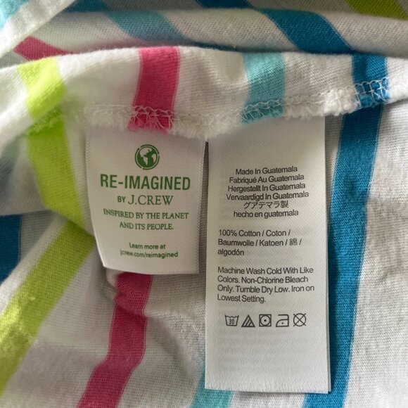 J. Crew Women's The Collector Striped Tee Size XS Style AY581 - Picture 9 of 9